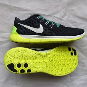 NIKE Men's Running Shoes Free 5.0 iD(9)Black/Volt No Box